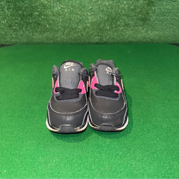 Nike Air Max Black Pink 443368-060 Toddler Baby Girl Size 8C - Picture 2 of 6